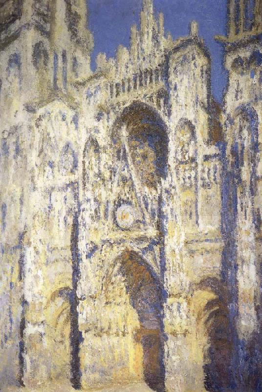 Claude Monet La Cathedrale de Rouen,Portrait et Tour d Albane oil painting image